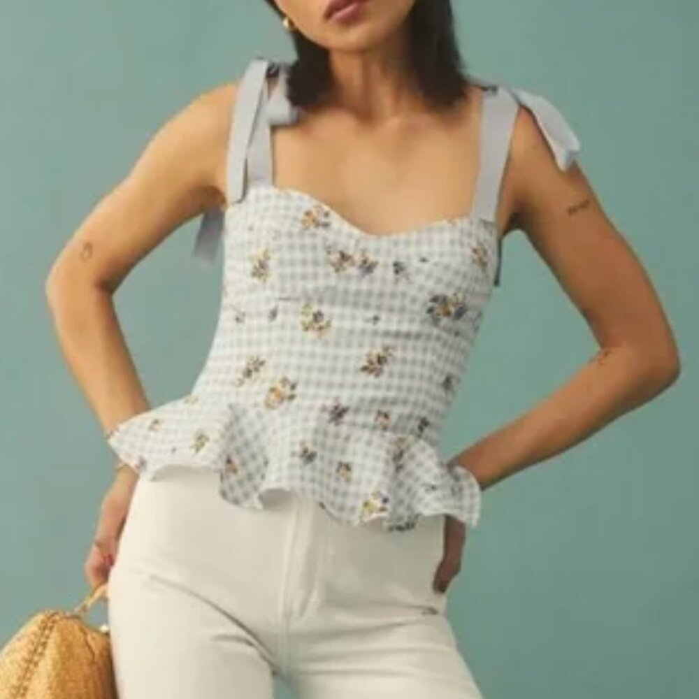 Reformation Kassi Linen Top